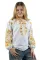 Сімейні вишиванки для мами і доньки Здійснення мрій парні 4368020411 льон жіноча (М)92 для дівчинки 116см білі з жовтою вишивкою
