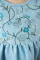 Святкова дитяча сукня-вишиванка для дівчинки Ніжні квіти 24501343 двонитка 98 см блакитна