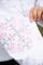 Вишиванка для дівчинки Ніжна дитяча блузка бавовняна 070411 фулікра 122см біла з рожевим орнаментом