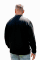 Вишиванка чоловіча Чорна 9101234 льон  (L)96-100 з білим орнаментом